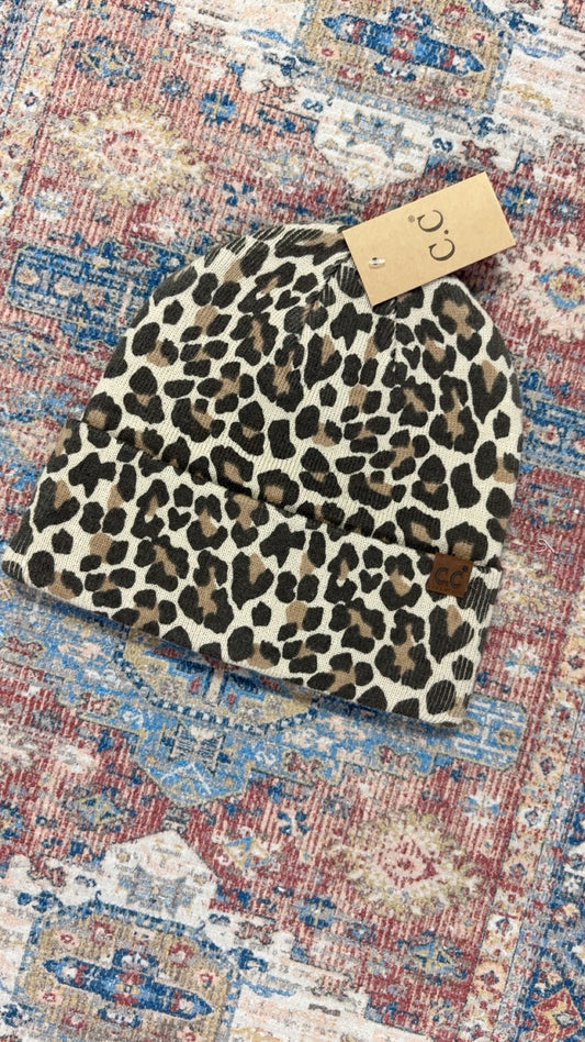 Leopard CC Beanie