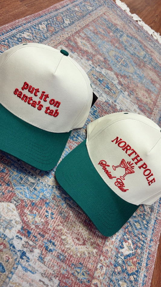 North Pole Social Club Embroidered Hat