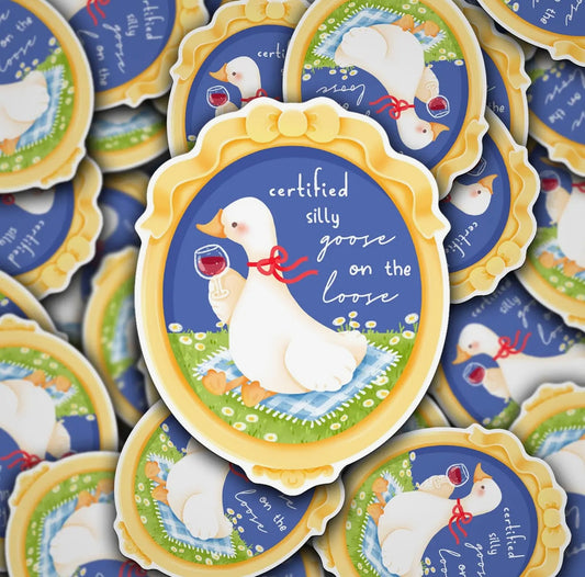 Silly Goose Sticker