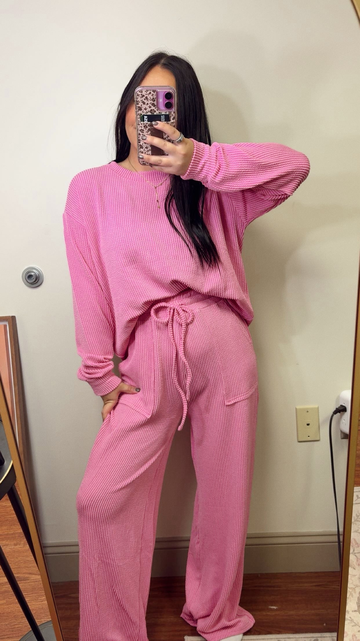 Cozy Girl Set - Pink