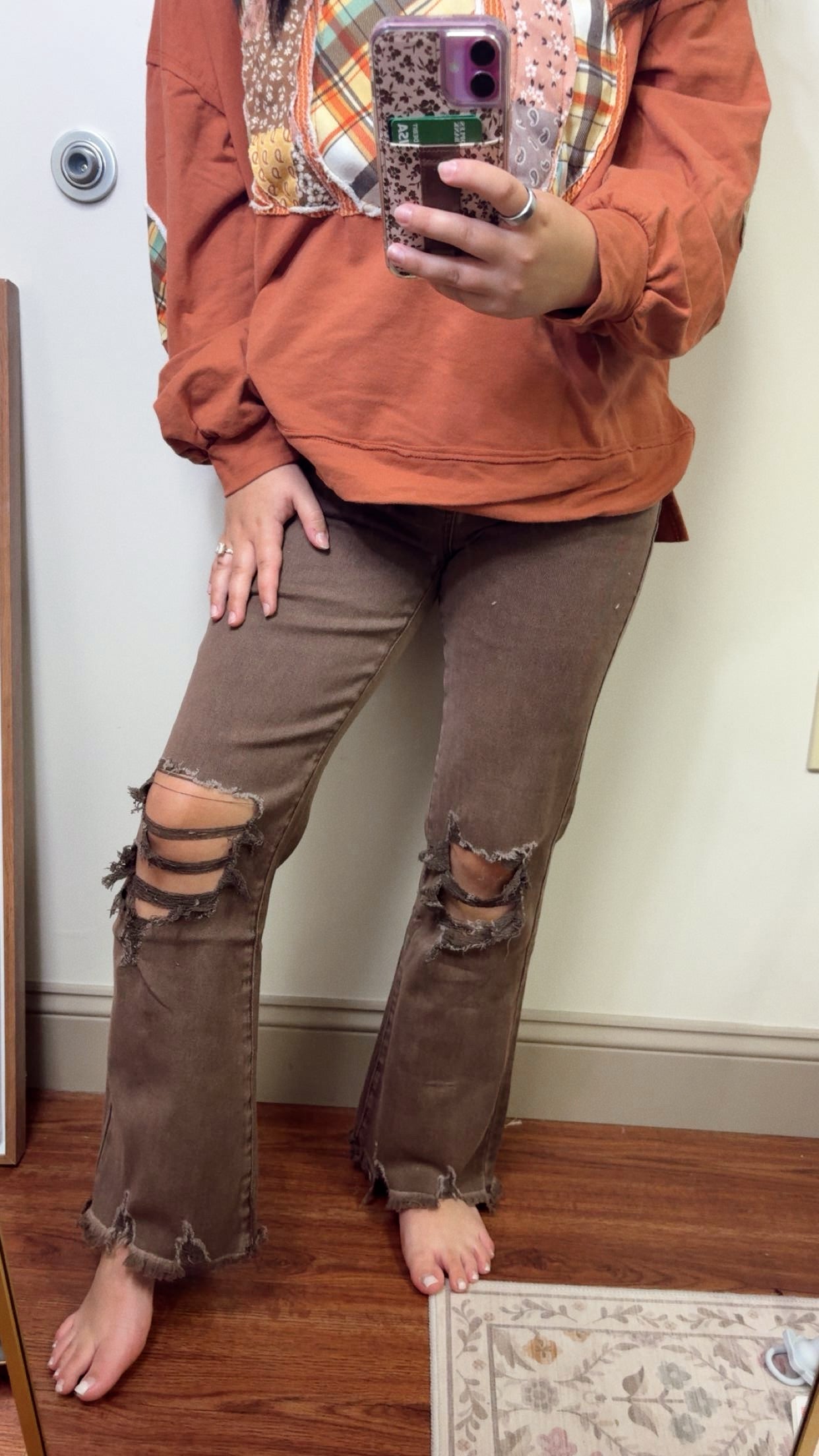 One Step Ahead Jeans - Brown