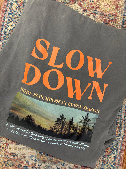 Slow Down Oversized Hoodie