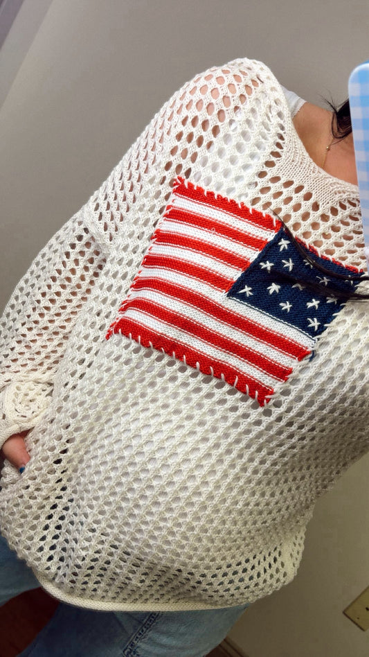 Liberty Belle Crochet Pullover