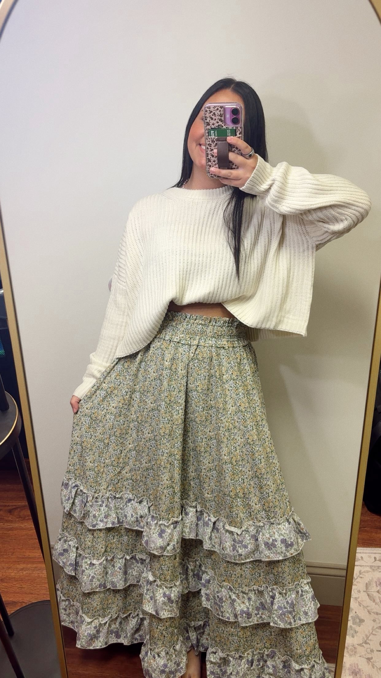 Autumn Garden Maxi Skirt