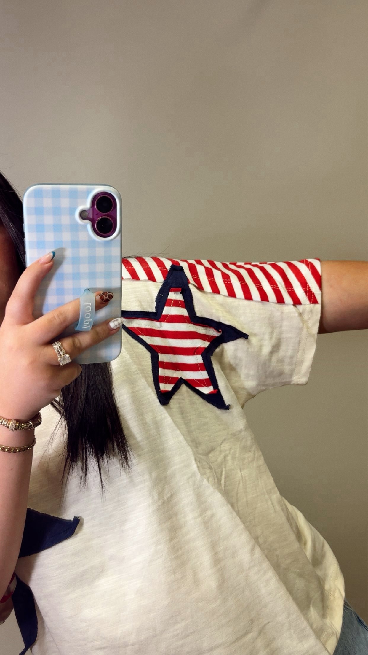 Stars And Stitches Top
