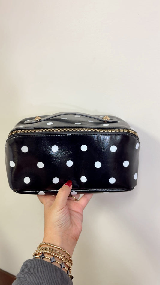 Polka Dot Makeup Bag