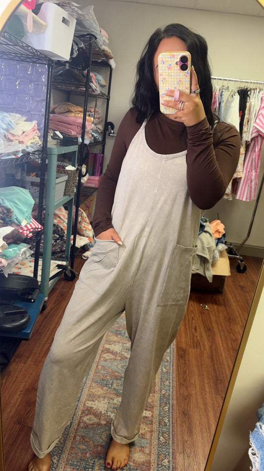 Everyday Jumpsuit- Ash Mocha