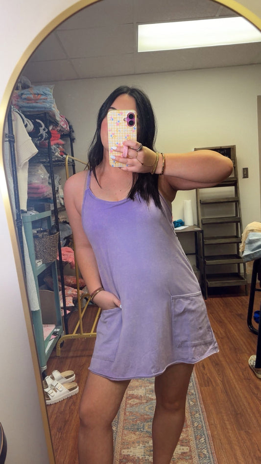 Hot Girl Walk Dress- Lavender
