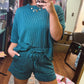 All About Comfort Ribbed Set- Teal