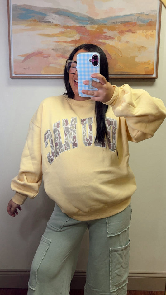 Lulu Mac Crewneck - Butter Camo