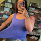Slim And Shape Reversible Tank- Periwinkle