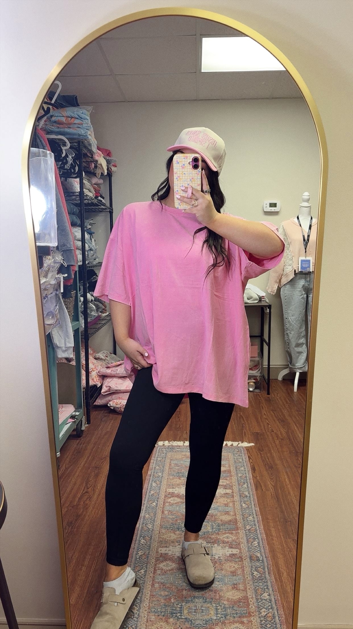 The Necessity Oversized Tee- Pink
