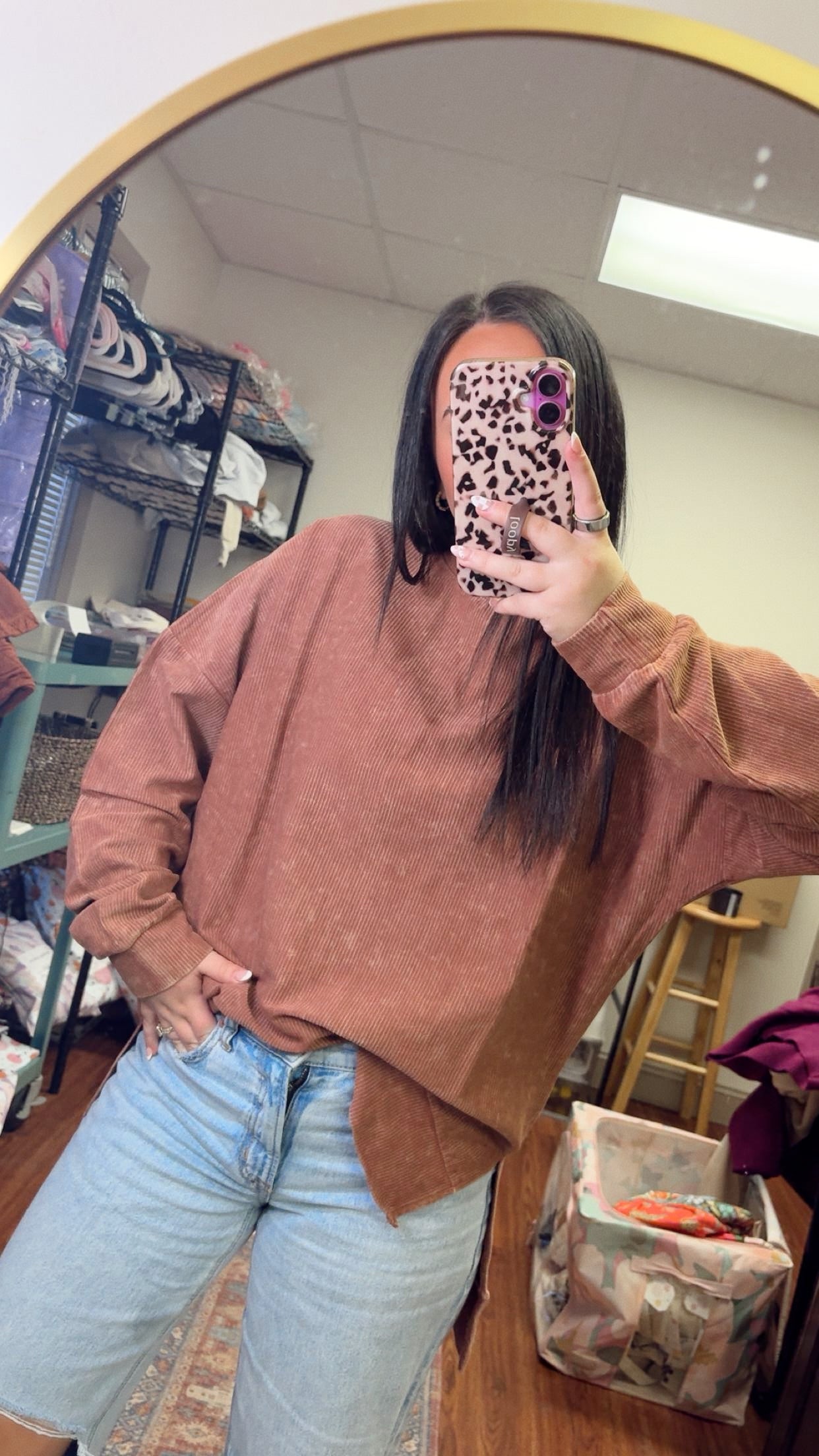 Campfire Beauty Corded Crewneck