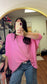 Simple Days Ribbed Top - Candy Pink