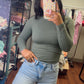 Slim & Shape Long Sleeve- Olive