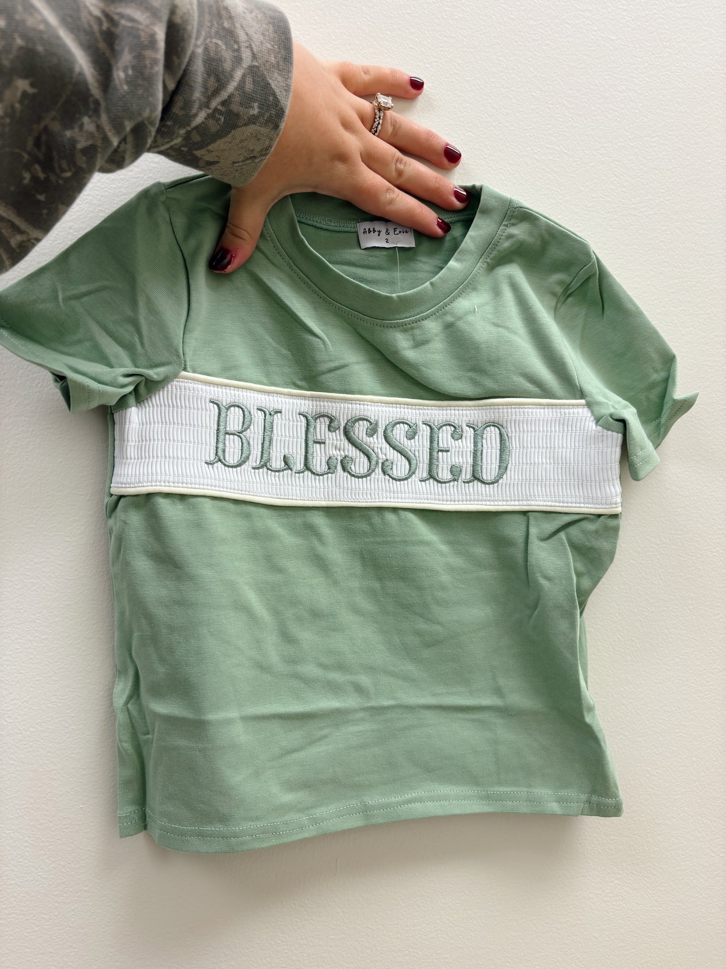 Blessed Smocked Tee