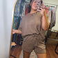 All About Comfort Ribbed Set- Mocha