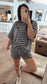 Styling Stripes Ribbed Set - Black