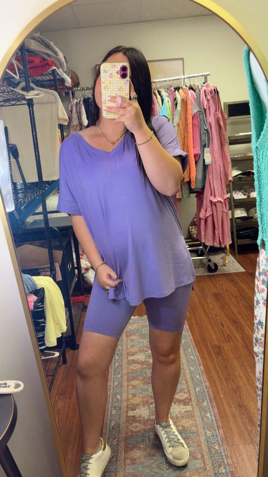 Timeless Biker Set - Lavender