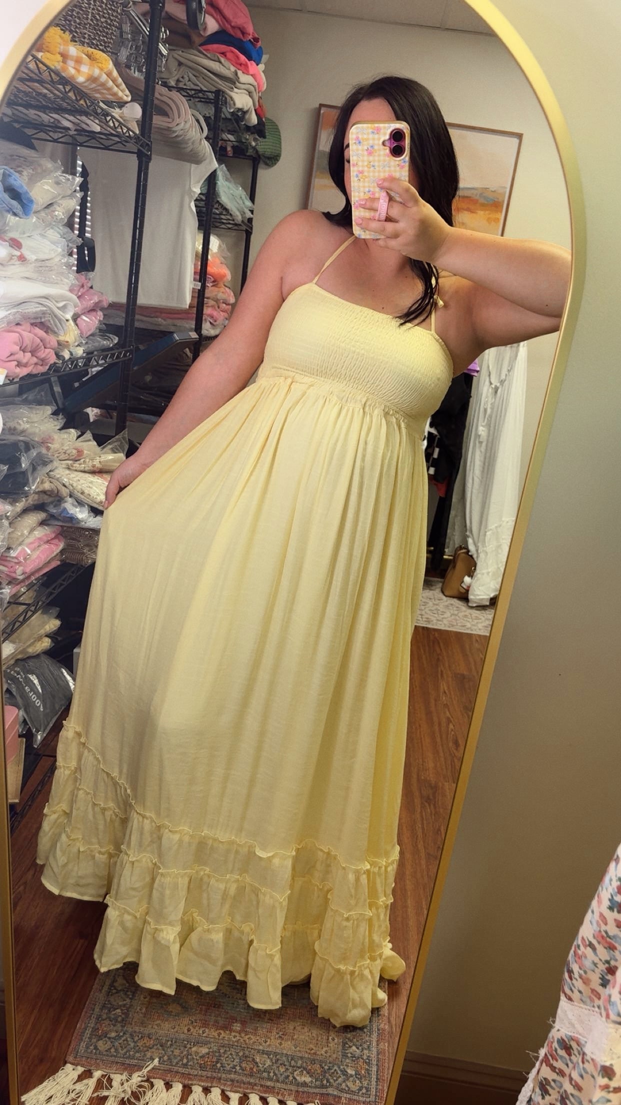 Magnolia Maxi Dress - Yellow