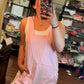 Feeling Pretty Romper- Pale Pink