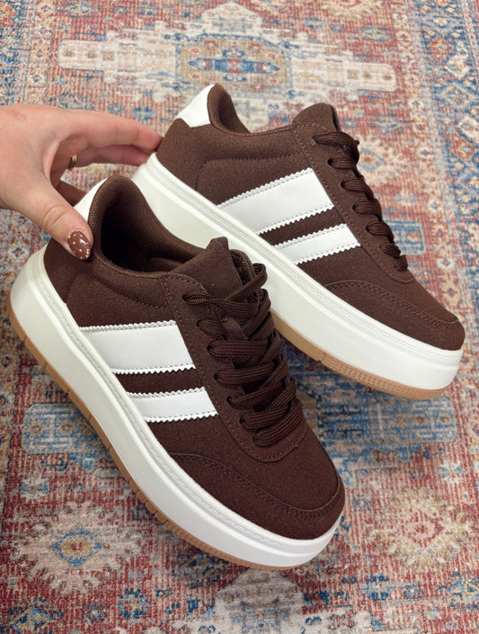 Chocolate Brown Sneakers