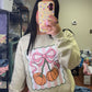 Coquette Pumpkin Crewneck