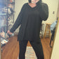 Timeless Long Sleeve Set- Black
