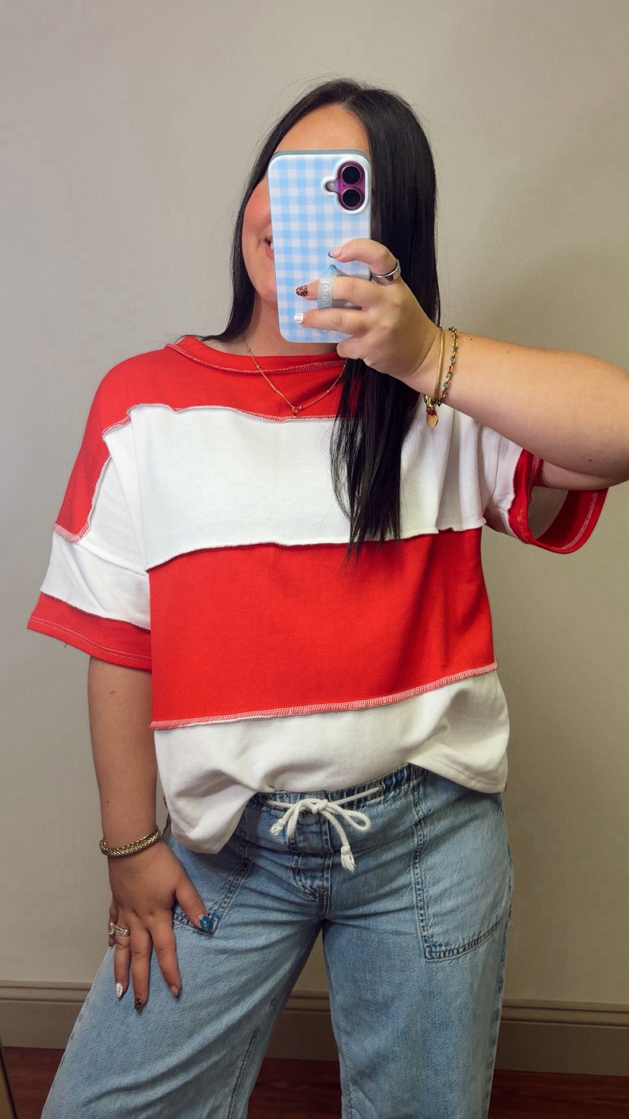 Sparkle And Stripes Tee