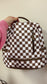 Mocha Checker Backpack