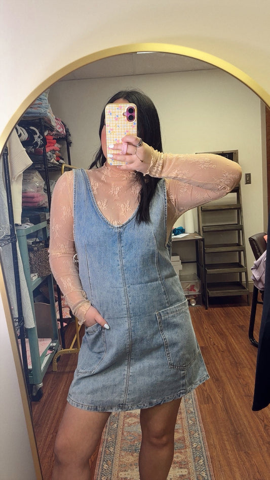 Lace Undershirt- Nude