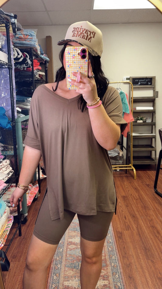 Timeless Biker Set- Mocha