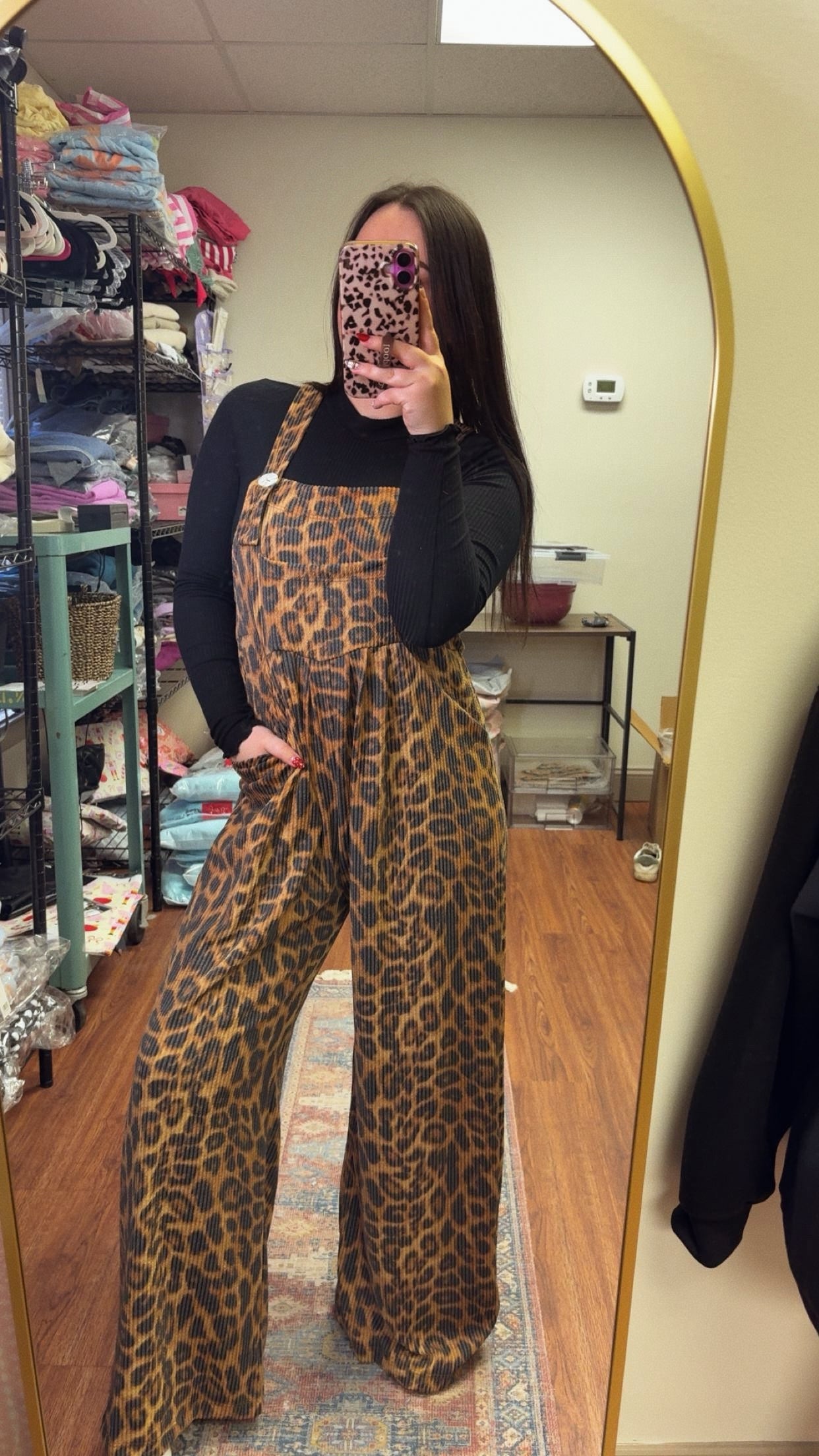 Stay Wild Leopard Overalls