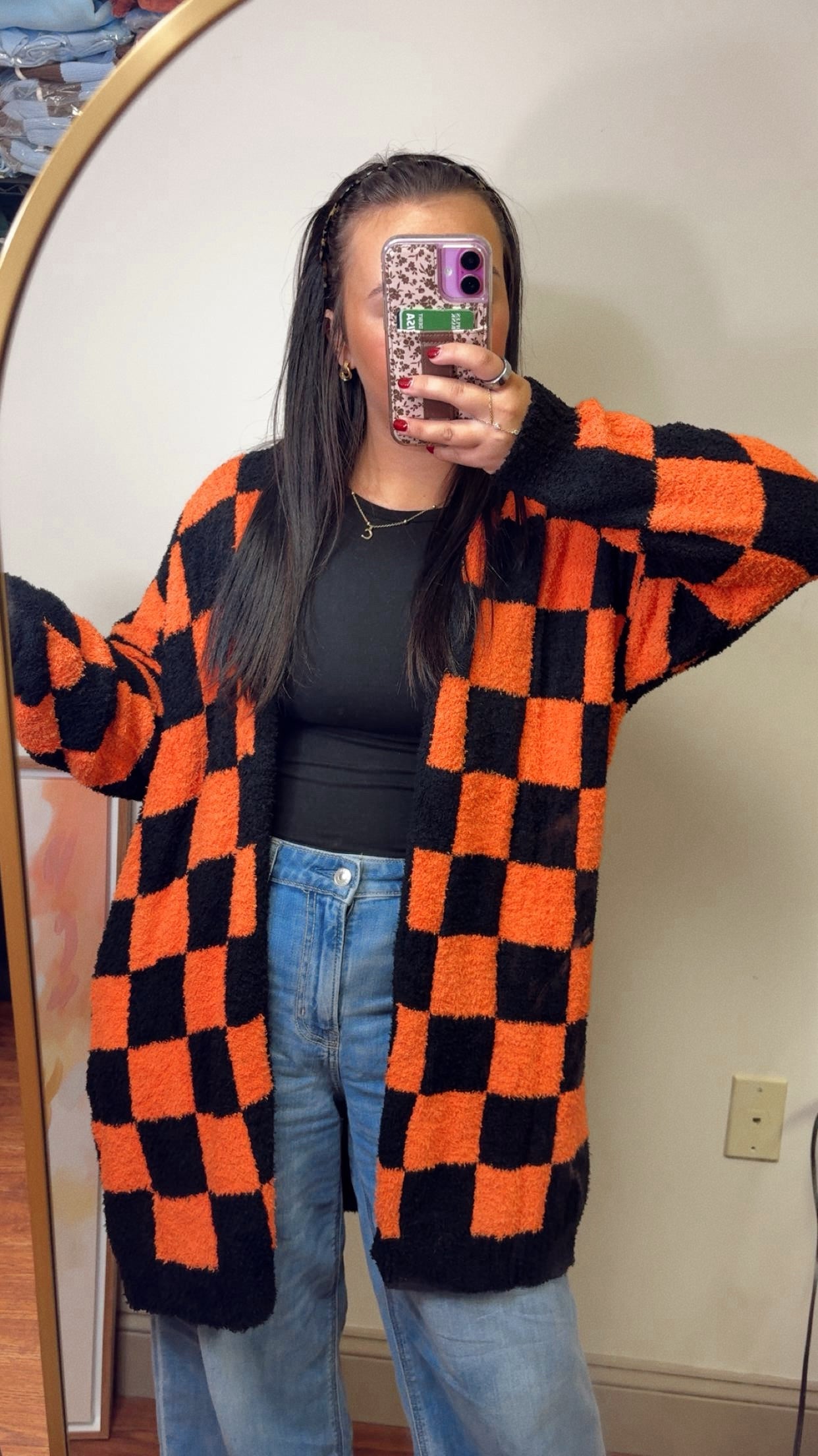 Cloud Cardigan - Checker