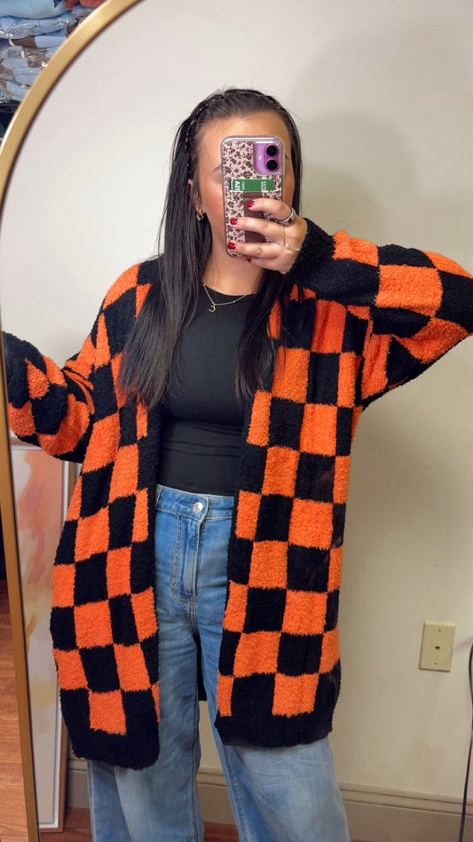 Cloud Cardigan - Checker