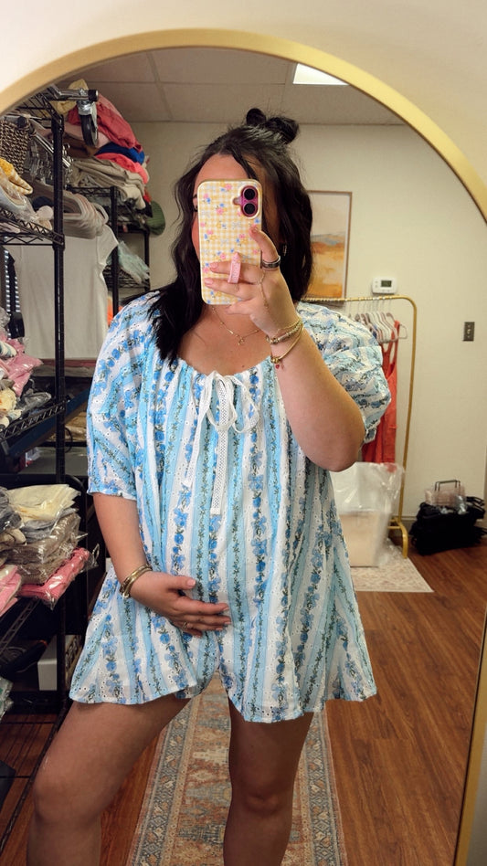Bluebell Eyelet Romper