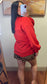 Lulu Mac Crewneck - Red Leopard