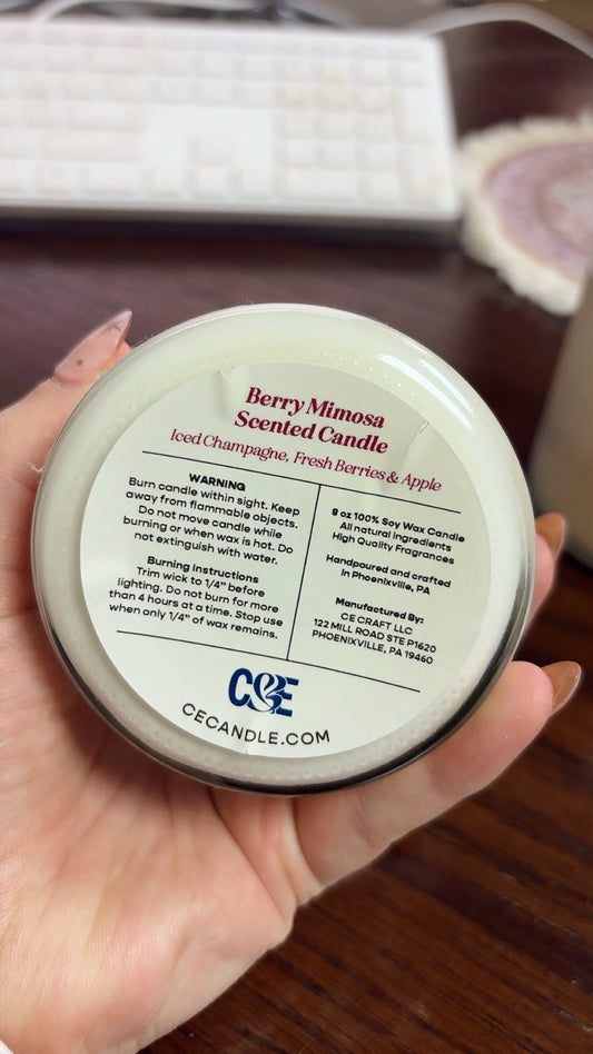 Berry Mimosa Candle