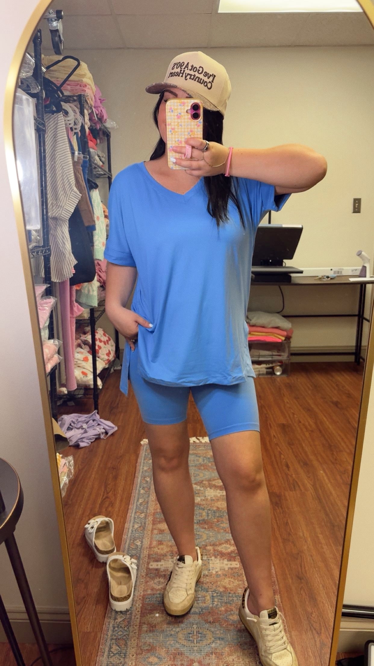 Timeless Biker Set - Cornflower Blue