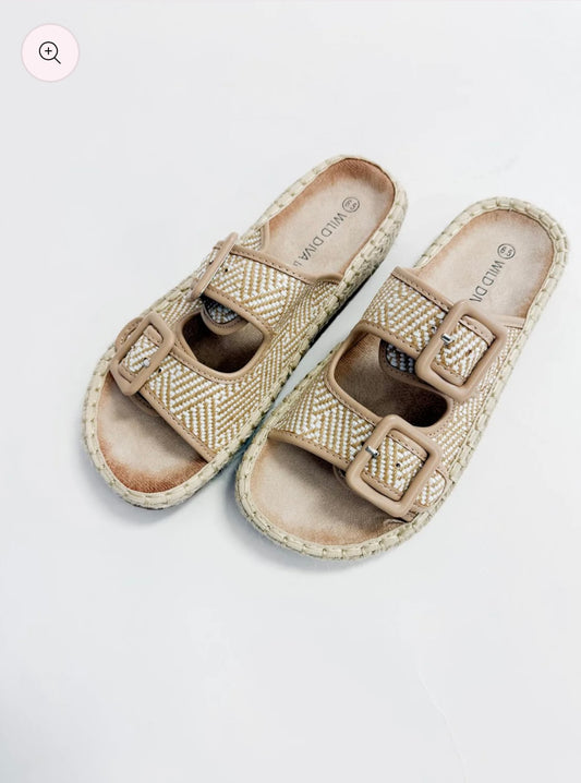 Beachy Nude Sandals