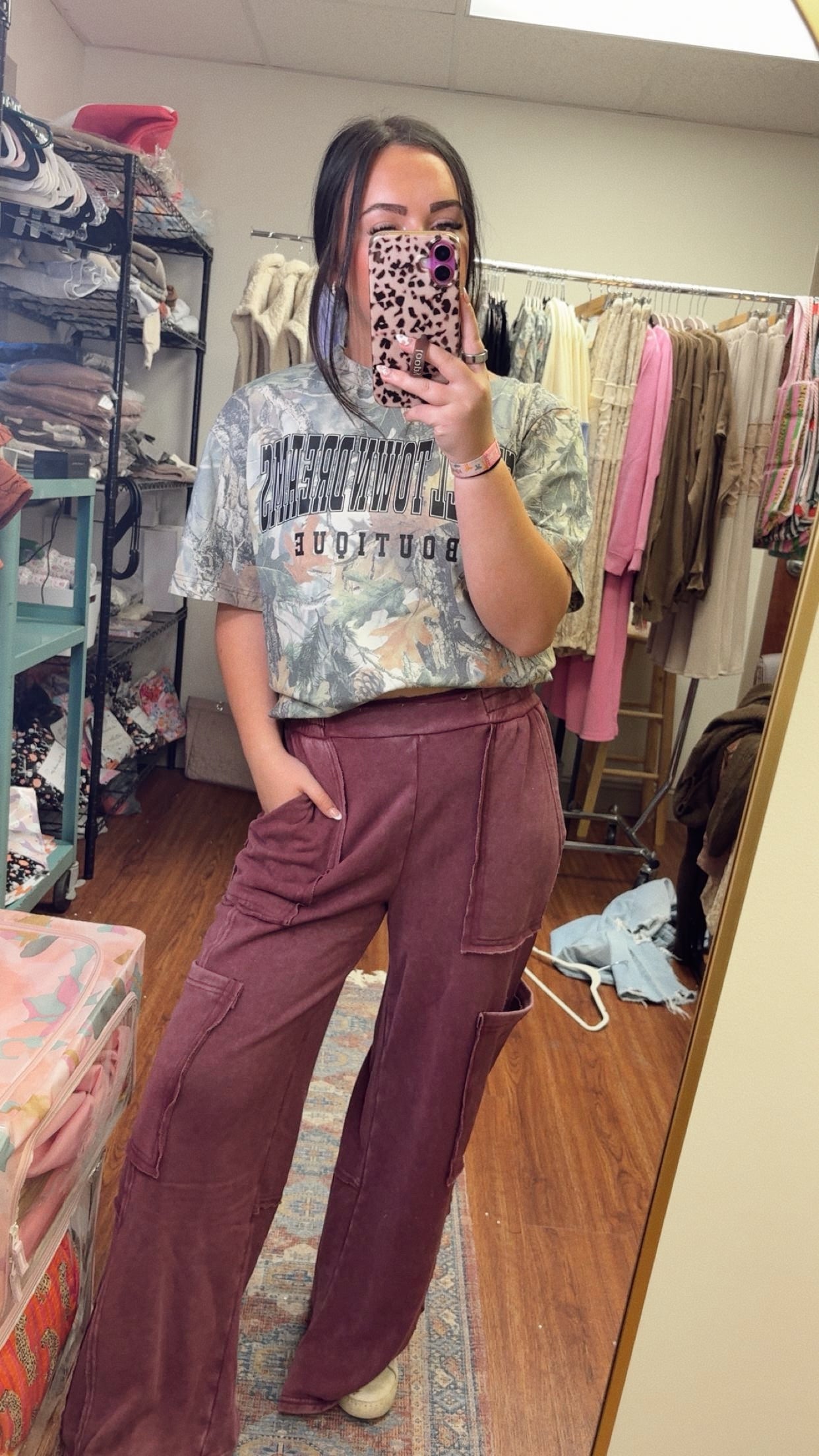 Comfort Is Key Sweatpants- Dark Cherry