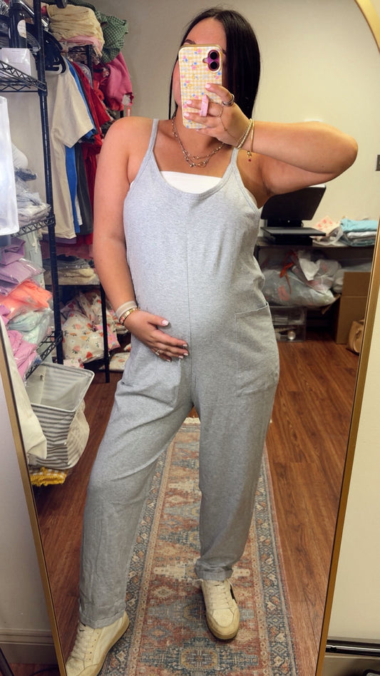 Everyday Jumpsuit - Heather Gray