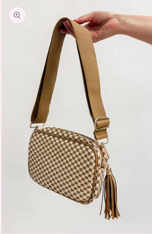 Woven Crossbody Bag