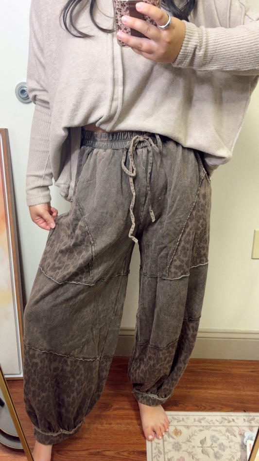 The Wren Leopard Pants