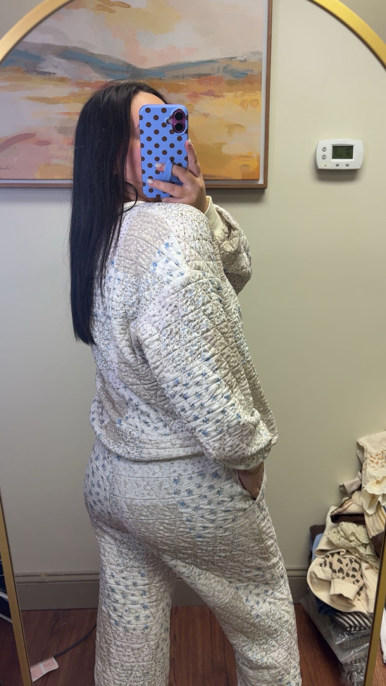 Sunday Morning Quilted Set - Taupe