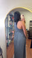 Midnight Breeze POL Dress - Blue