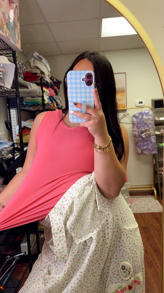 The Daily Seamless Tank - Pink