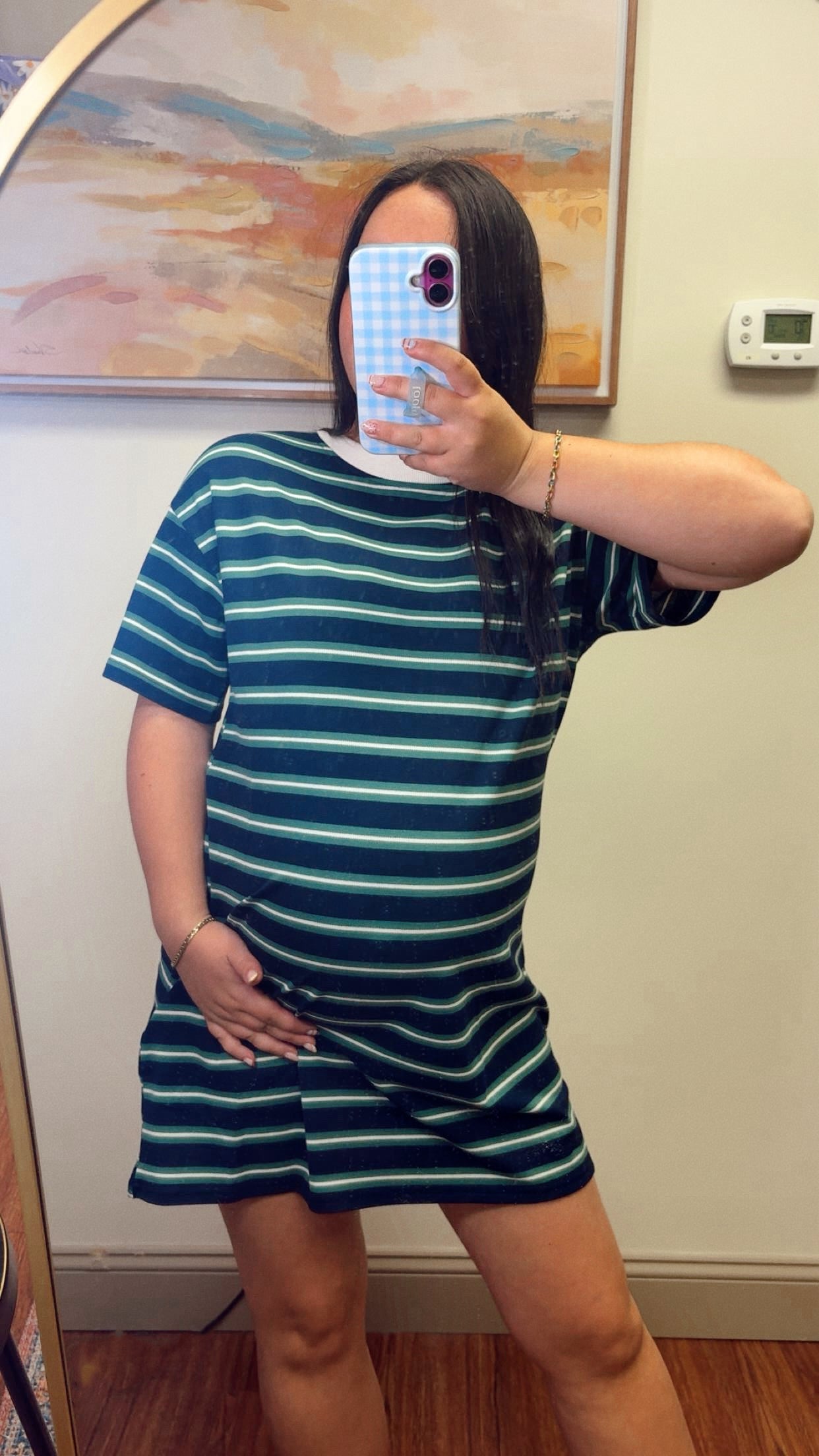 Harbor Stripe Tee Dress
