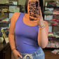 Slim And Shape Reversible Tank- Periwinkle