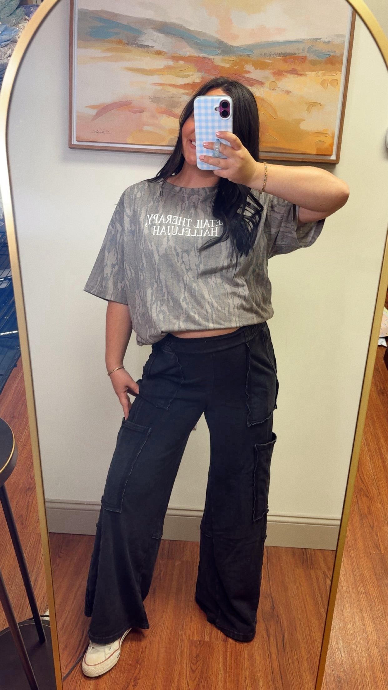 Cargo Cutie Sweatpants - Black